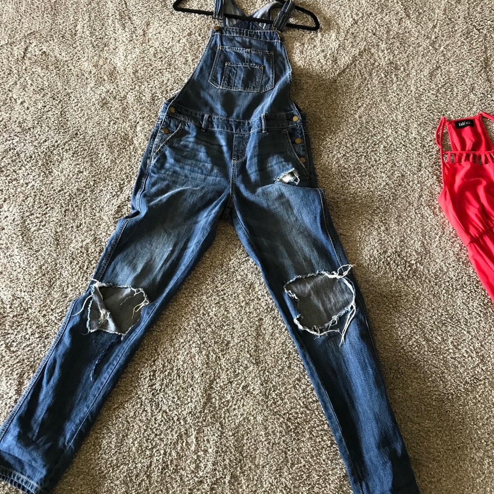 Ripped overalls